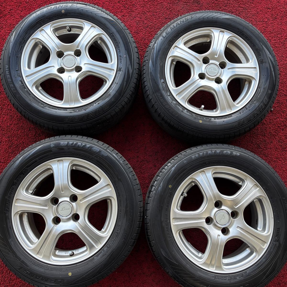 中古 夏タイヤ 4本　175/65/14 175/65R14中古夏タイヤホイール付 4本セット:19800円 | 桜国際