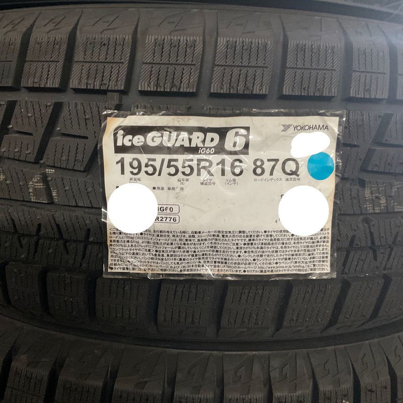 YOKOHAMA 195/55R16 iG60 未使用品　4本セット：40000円