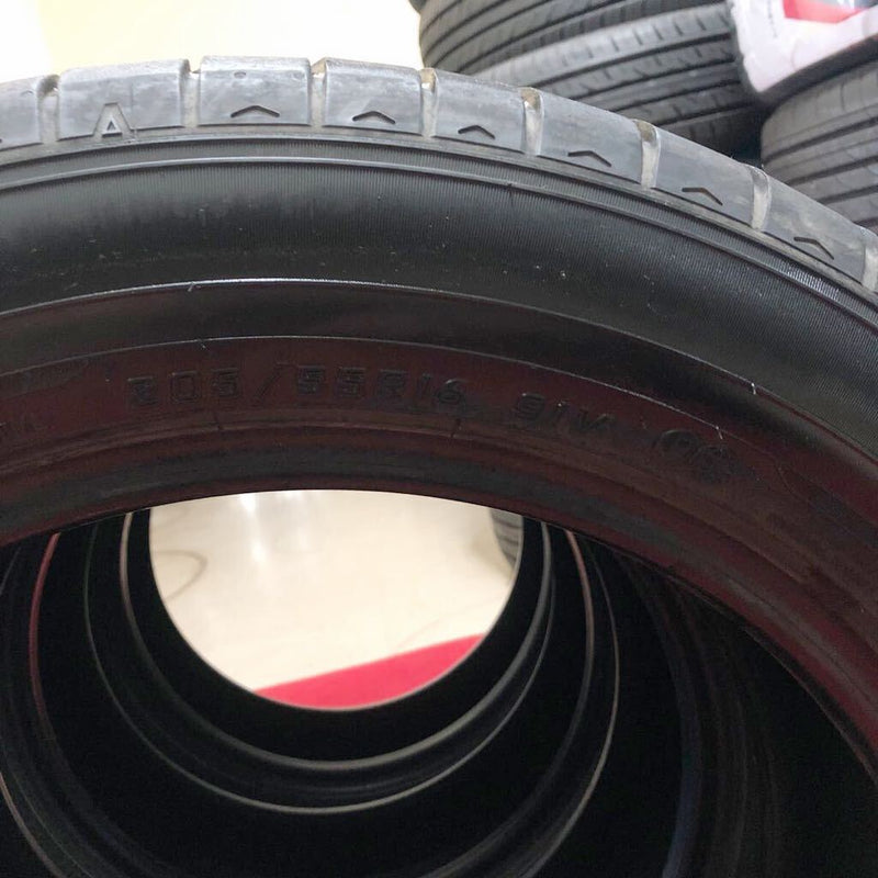 ダンロップ205/55R16 RV505 中古夏タイヤ4本セット:18000円