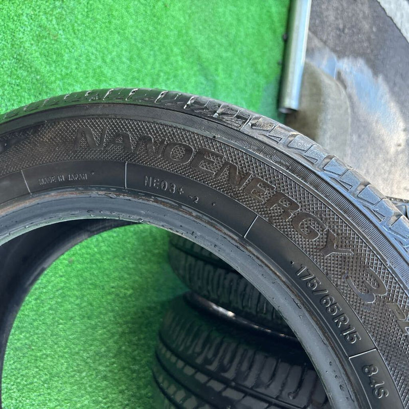 175/65R15 TOYO　中古　2018年製　美品　4本セット：16000円