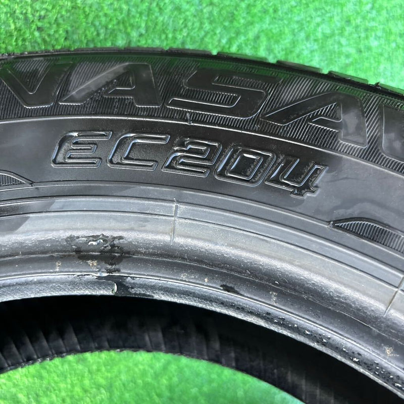 145/80R13 ダンロップ　EC204　中古夏タイヤ　2022年製　美品　4本セット：8000円