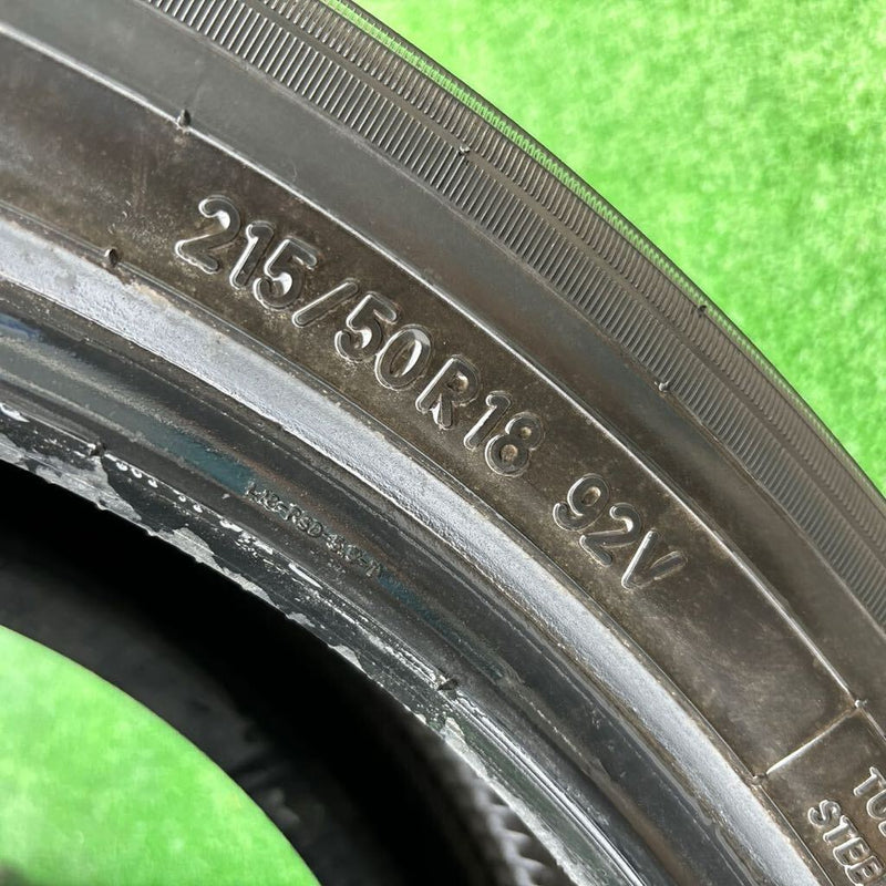 215/50R18 中古夏 TOYO 　2020年製 2本セット：11000円