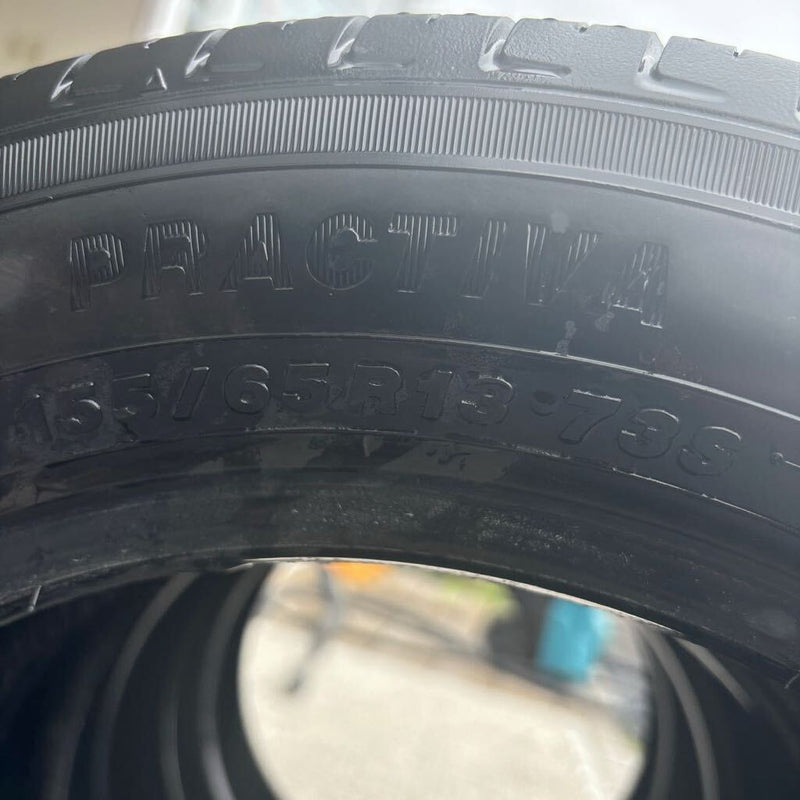 プラグディバ 155/65R13 中古夏タイヤ 4本:8000円