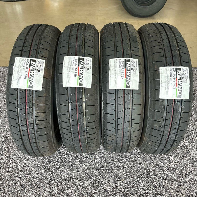 155/65R14 ブリヂストンNEWNO 年式:2023 激安美品4本セット:26000円 未使用