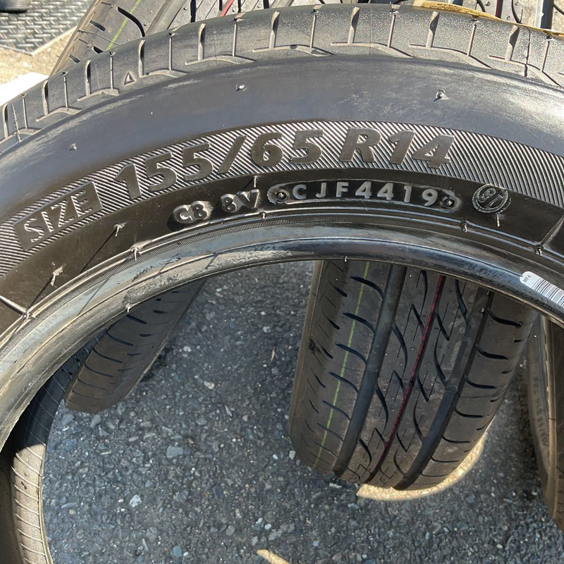 155/65R14 ブリヂストン　2019年4本セット　16000円 未使用