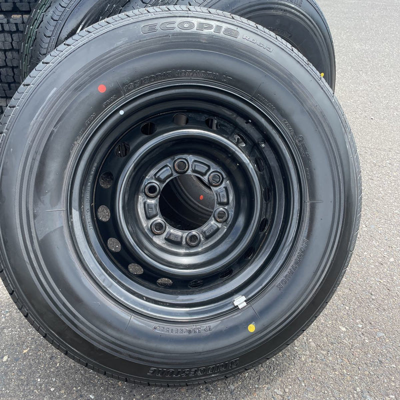 195/80R15 ホイール付き　ブリヂストン　年式:2022激安美品　4本セット：30000円