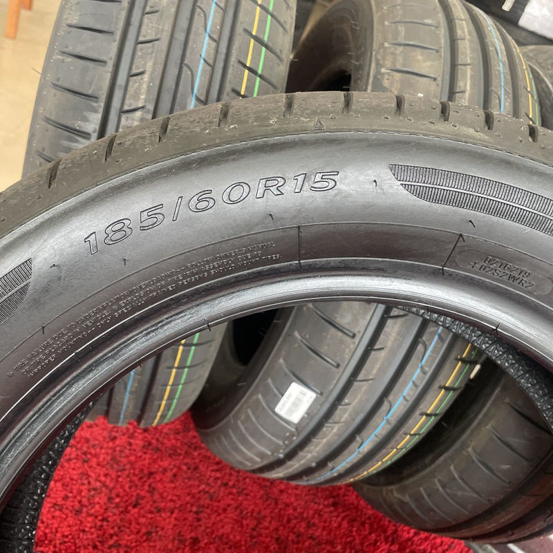 185/60R15 ダンロップ　年式：2019、新品4本セット：32000円