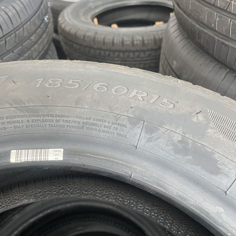 185/60R15ダンロップ　年式：2019新品　4本セット：31800円