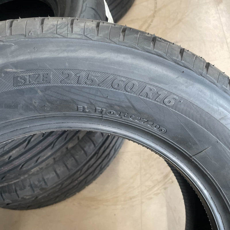 215/60R16 ブリヂストン　新品　年式：2020激安美品 4本セット：39000円