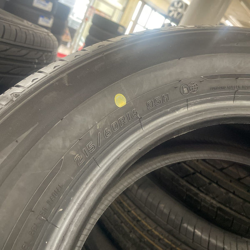 215/60R16激安美品　新品　年式：2019ダンロップ4本セット：37500円