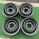 鉄ホイール、J15×6JDOT, 3 22/6HS 8 (195/80R15の使う) ほぼ新品 激安美品　4本セット：13000円