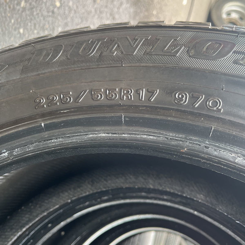 225/55R17 DUNLOP, WINTERMAXX 激安美品　4本セット：19000円