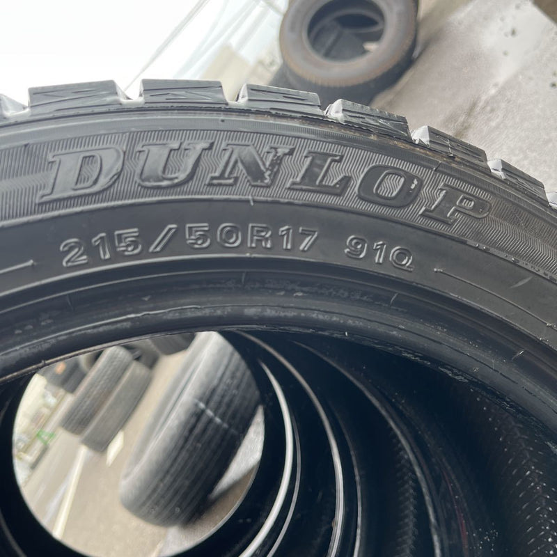 215/50R17 DUNLOP, WM01 激安美品　4本セット：19000円