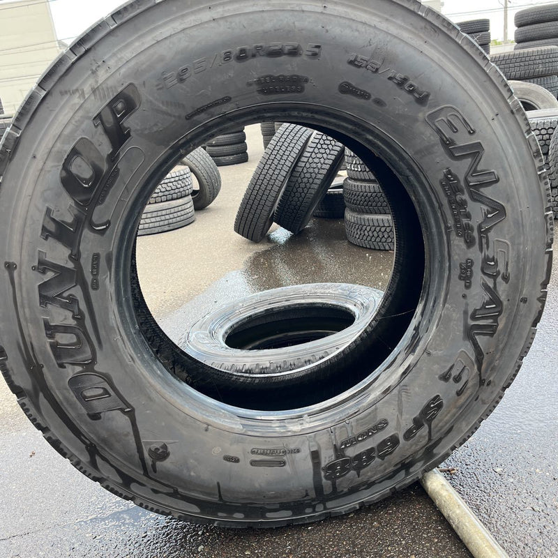 295/80R22.5 DUNLOP, SP688 中古　 激安美品　1本セット：18000円