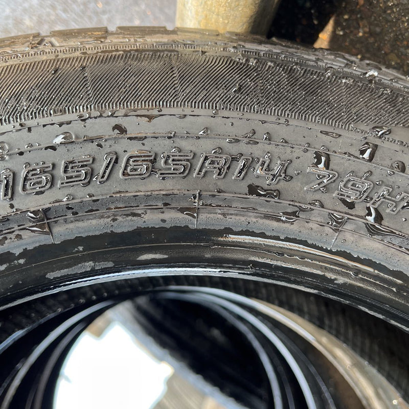 165/65R14 DUNLOP, LEMANS V 激安美品、 　4本セット：11000円