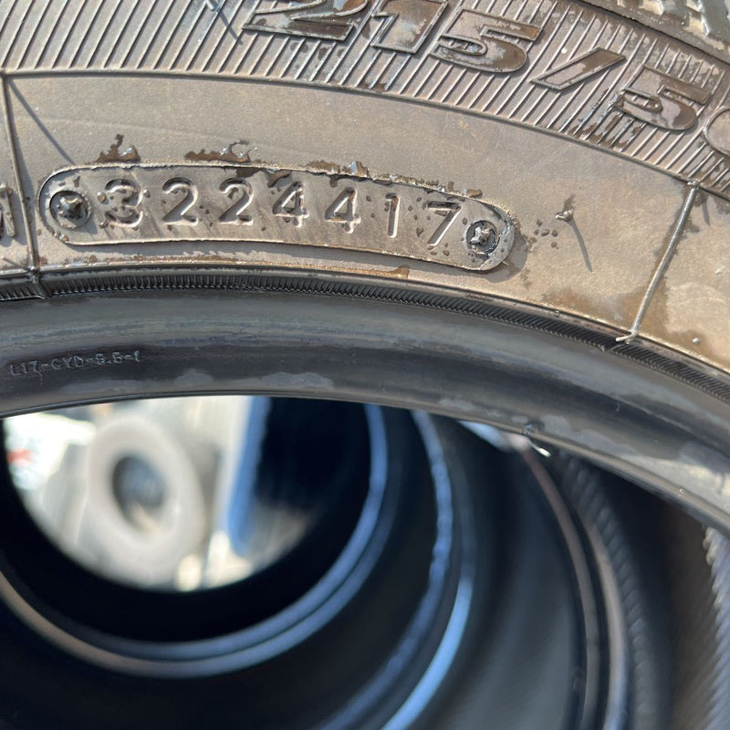 215/50R17 TOYO, GIZ 激安美品、　4本セット：21000円