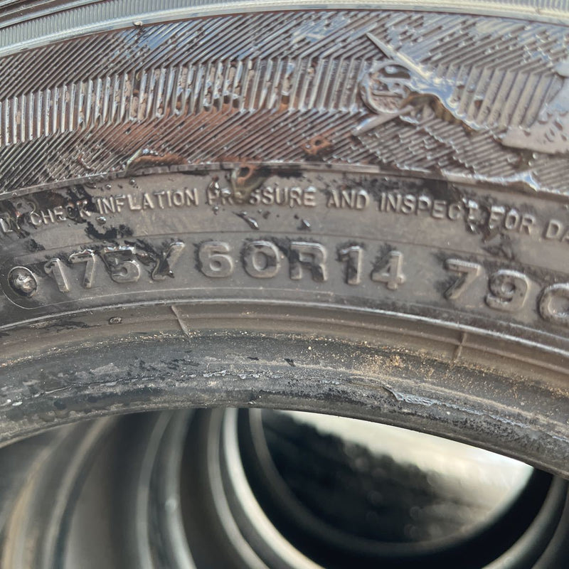 175/60R14 DUNLOP, DSX-2 激安美品、　　4本セット：10000円