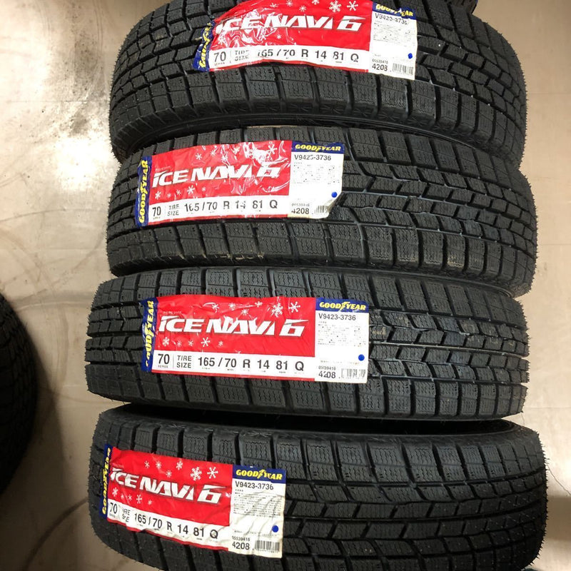 グッドイヤーiceNAVI 165/70R14 未使用品 4本セット:18000円