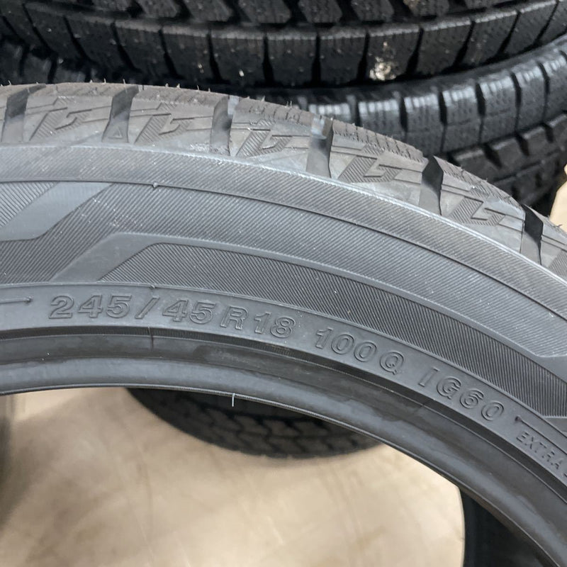 245/45R18. ヨコハマ　iG60　年式:2019 未使用品　激安美品4本セット:56000円