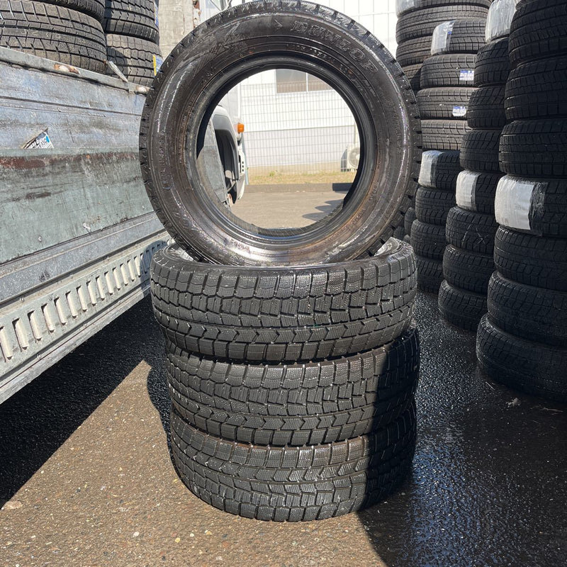 185/65R14 ダンロップ　WM02 中古冬タイヤ　美品4本:16000円