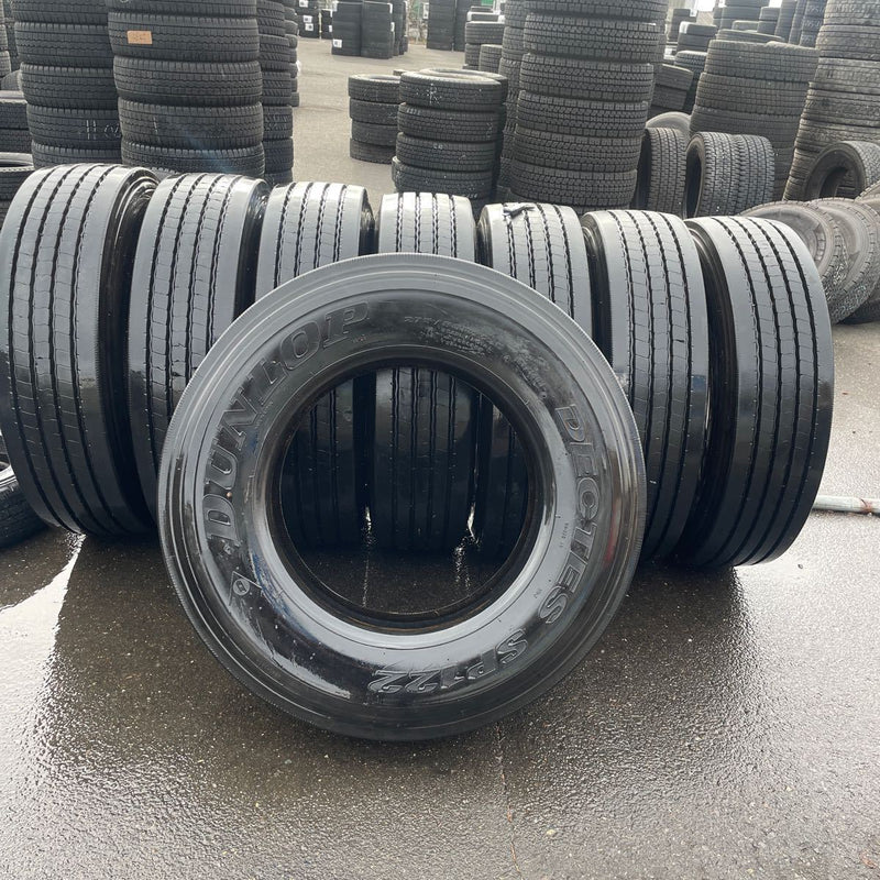 275/80R22.5 ダンロップ 地山中古　 激安美品　8本セット：125000円