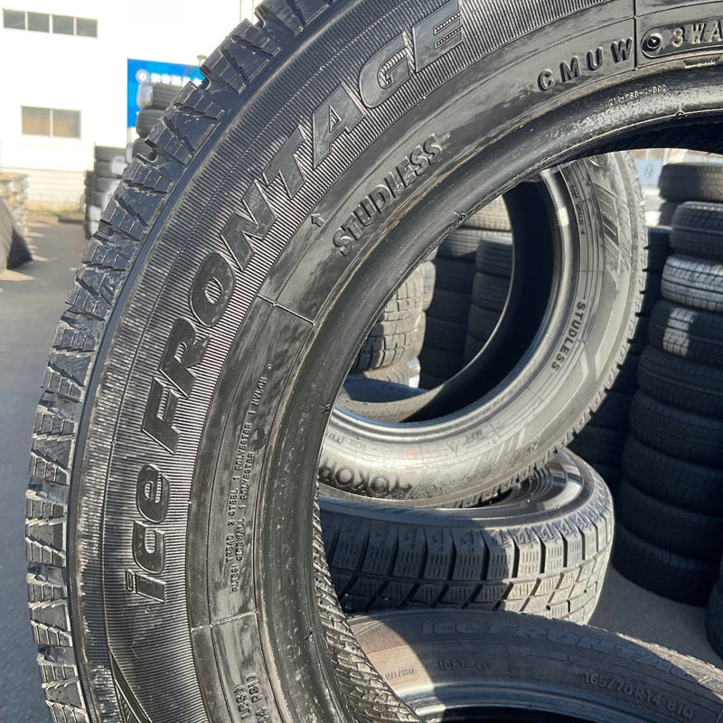 165/70R14 2018年製　TOYO iceFRONTAGE美品　　4本セット：12000円