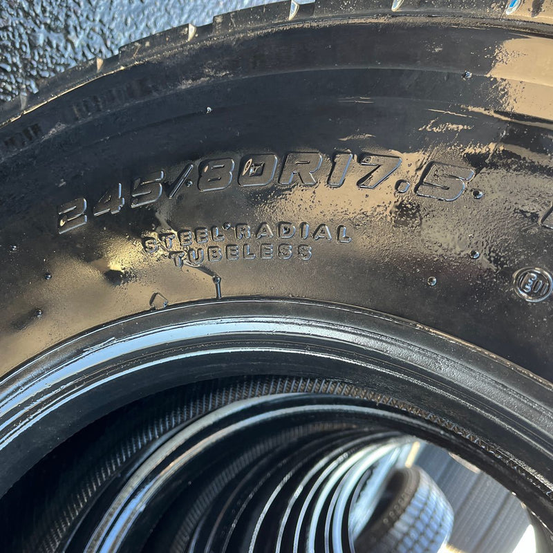 245/80R17.5 DUNLOP, SP680 中古　 激安美品　6本セット：43000円