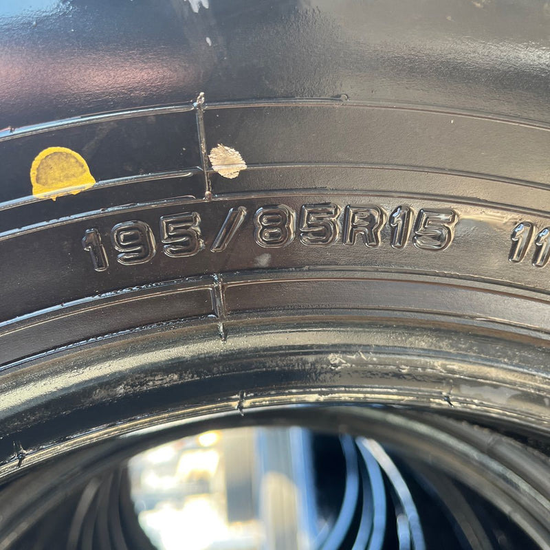 195/85R15 DUNLOP, SPLT38A 中古　 激安美品　6本セット：27000円