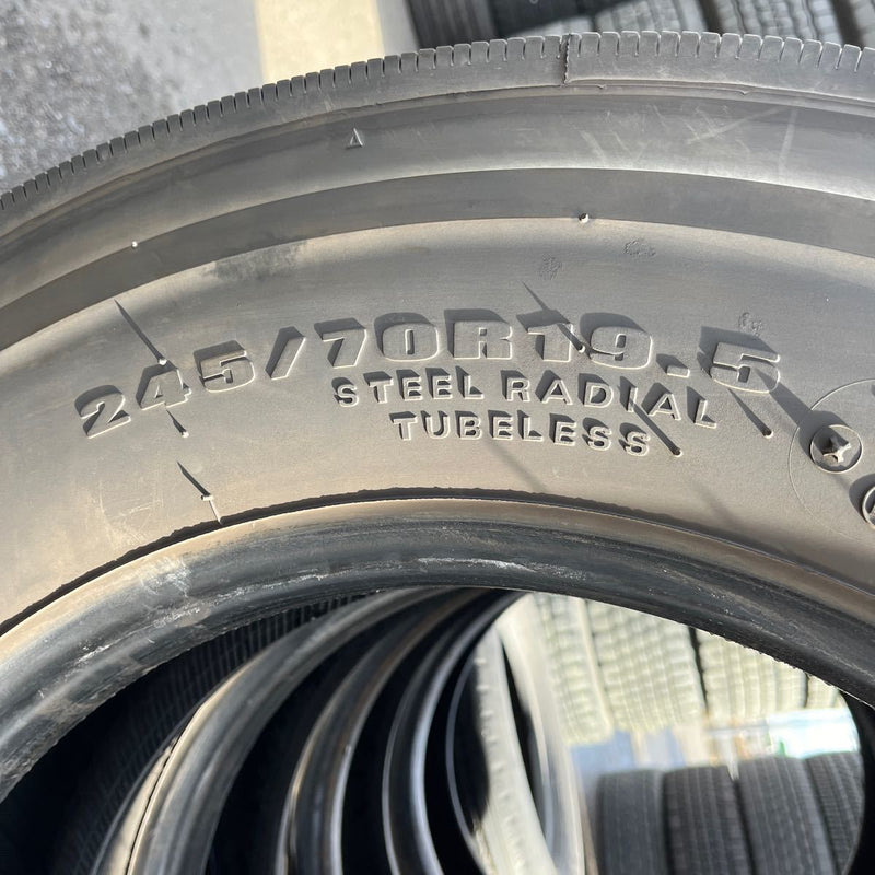 245/70R19.5 DUNLOP, SP122 中古　 激安美品　4本セット：37000円