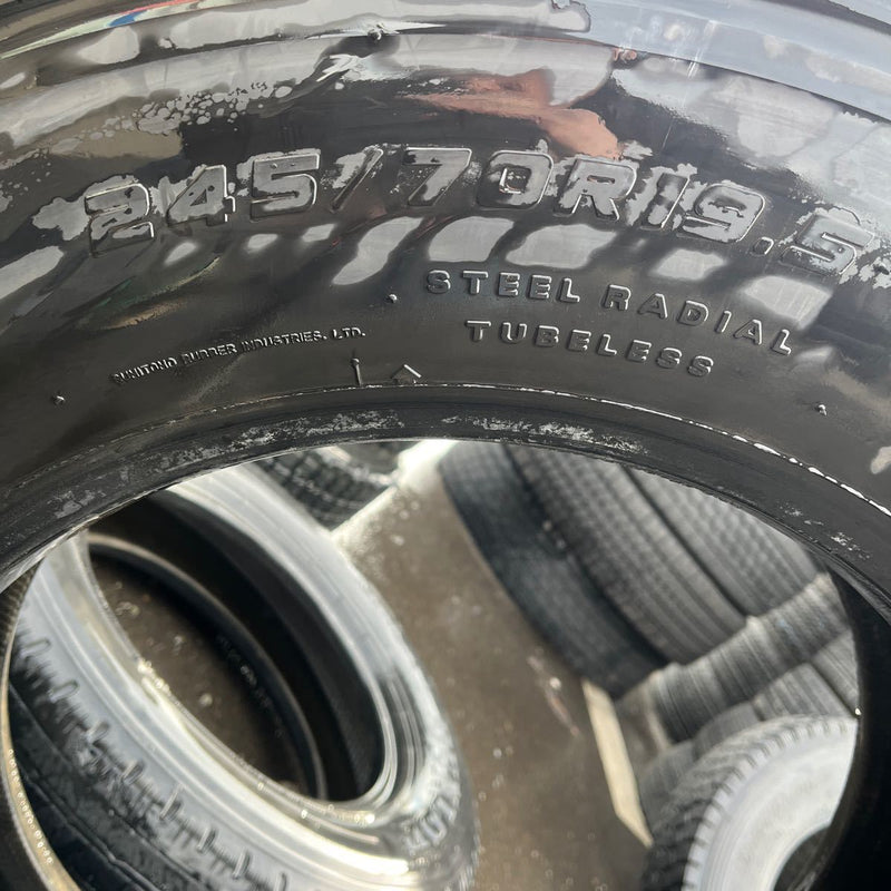 245/70R19.5 DUNLOP, SP688 中古　 激安美品　1本セット：10000円