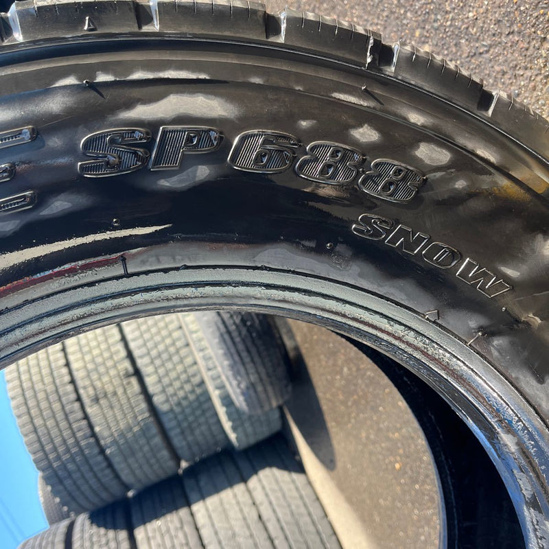 245/70R19.5 DUNLOP, SP688　新車外し　 激安美品　1本セット：13000円