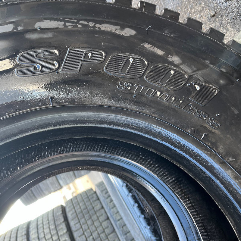 245/80R17.5 DUNLOP, SP001　中古　　 激安美品　2本セット：13000円