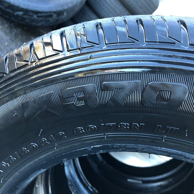 145/80R12 BRIDGESTONE K370 中古　4本セット:8400円