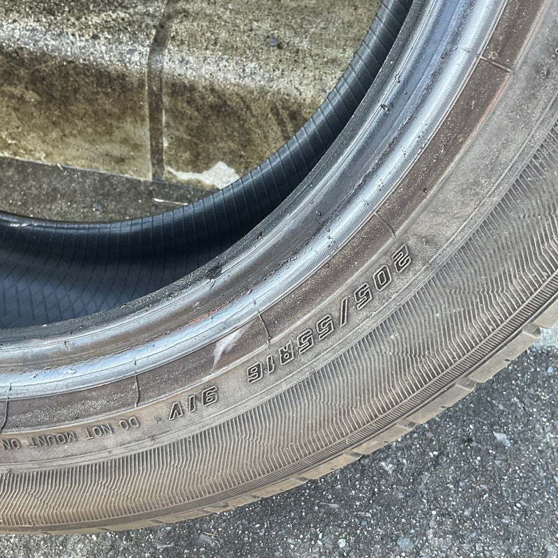 205/55R16 GOODYEAR 22年製　美品４本セット:20000円