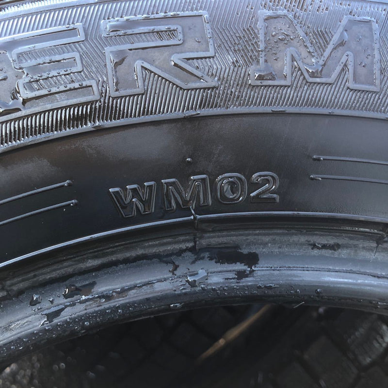 185/65R15 中古　DUNLOP WM02　2018年　4本セット：12000円