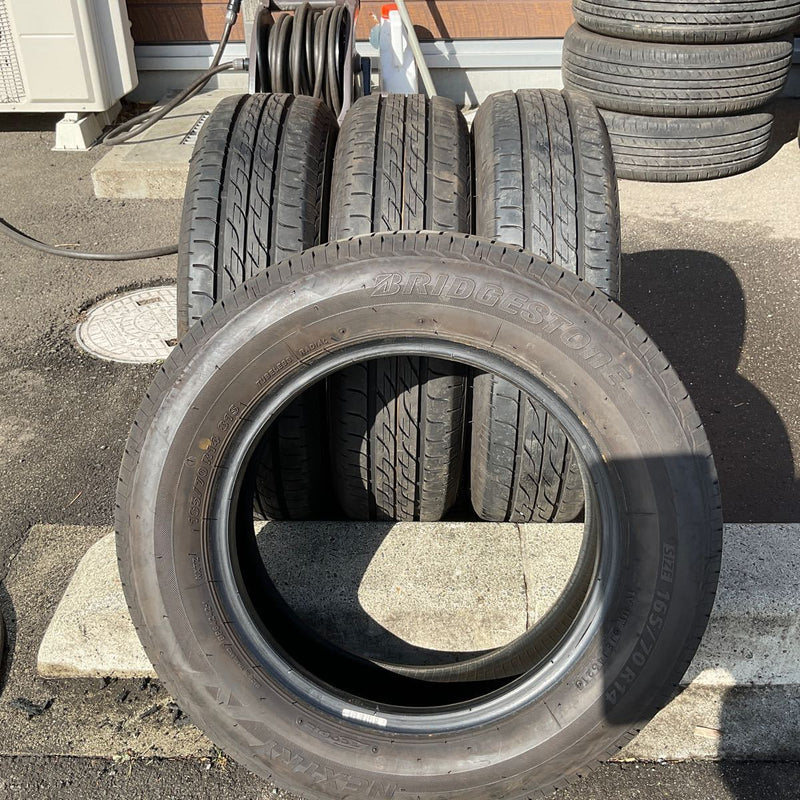 165/70R14 BRIDGESTONE NEXTRY2021年製　美品4本セット：12000円