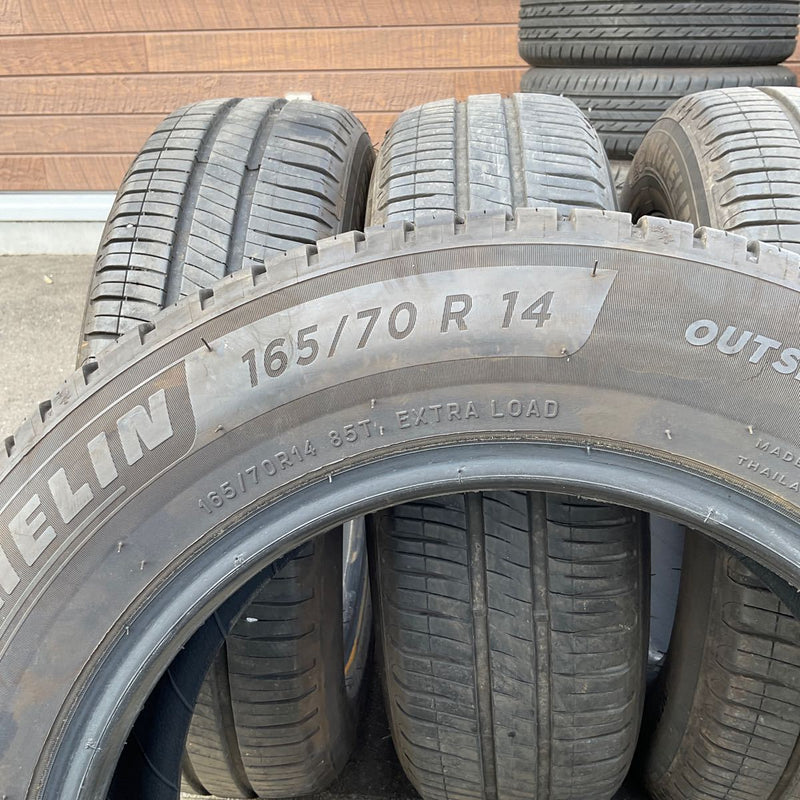 165/70R14 MICHELIN 20〜21年　美品4本セット：12000円