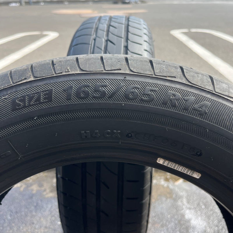 165/65R14 ブリヂストン　年式:2018 激安美品2本セット:6000円