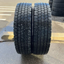225/80R17.5 DUNLOP, SP062 中古　 激安美品　2本セット：11000円