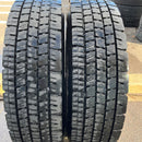 225/80R17.5 DUNLOP, SP062 中古　 激安美品　2本セット：11000円