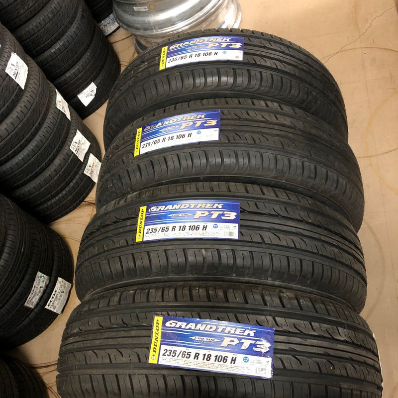 DUNLOP 235/65R18 PT3 未使用品 サマータイヤ4本セット:52000円 未使用