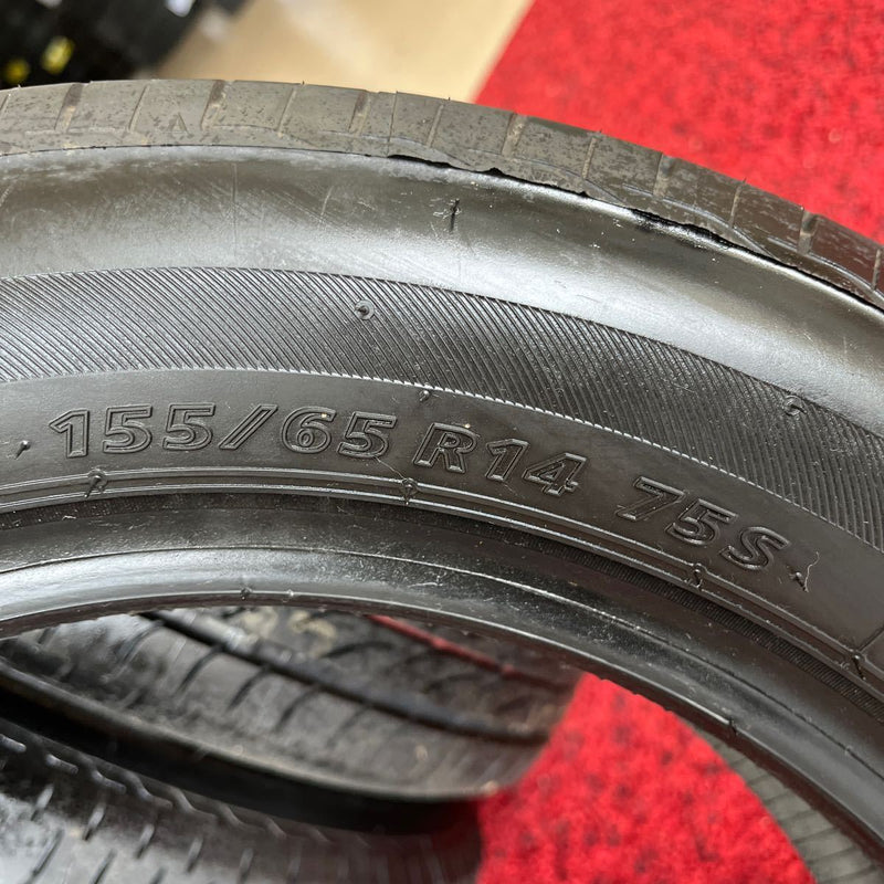 155/65R14 ブリヂストン　年式:2021 未使用品　激安美品4本セット:18000円