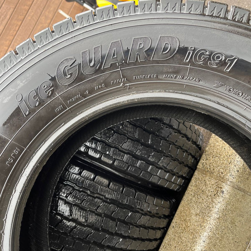 225/70R16 YOKOHAMA iG91 地山中古　 2021年1本　2019年3本　4本セット：16000円