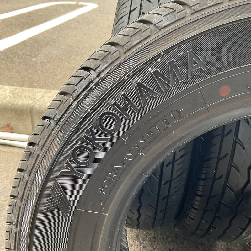 145R12 6PR LT中古　YOKOHAMA 　2020年UP　4本セット：8000円