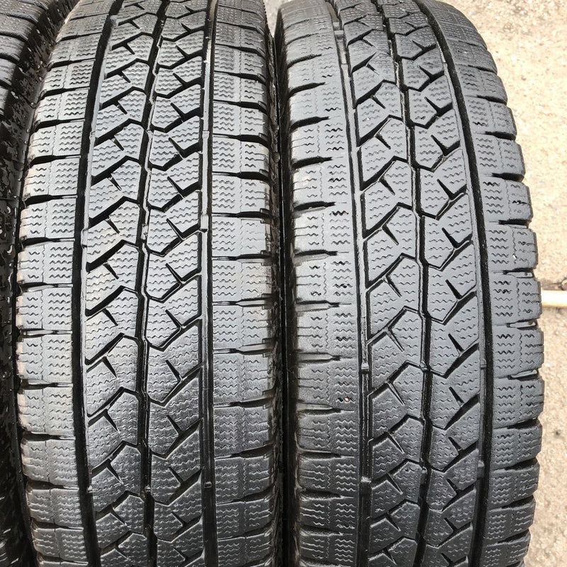 185/80R14 BRIDGESTONE 102/100N, VL1, スタッドレス　中古　激安美品　　4本セット：20000円