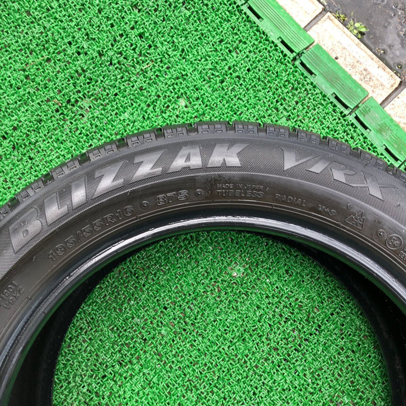 195/55R16 　BRIDGESTONE VRX　2020年　中古スタッドレス　　4本セット：20000円