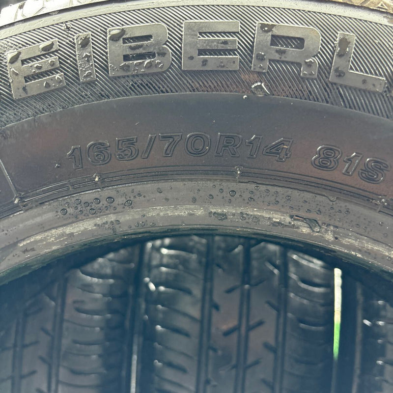 165/70R14 81s. セイバー　SL101　2019年UP、激安美品　4本セット：12000円