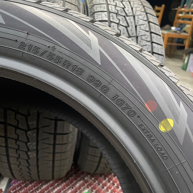 215/55R18 スタッドレスタイヤ　2021年製　在庫処分　未使用品　4本：88500円 未使用