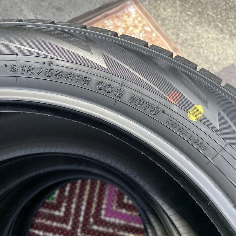 215/55R18 スタッドレスタイヤ　2021年製　在庫処分　未使用品　4本：88800円 未使用