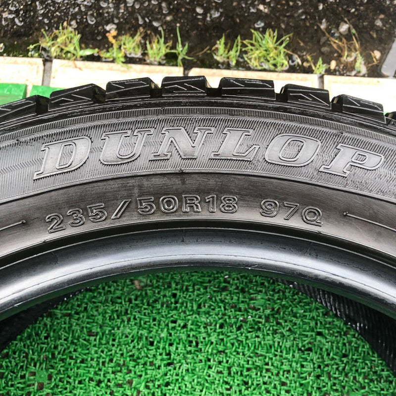 235/50R18 DUNLOP WM01　2019年　中古スタッドレス　4本セット：22000円